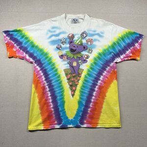Vintage‎ Liquid Blue Grateful Dead Shirt Mens XL Bears Blocks Spring Tour 90s